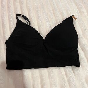 PINK Victoria's Secret Black Push Up Wireless Bra